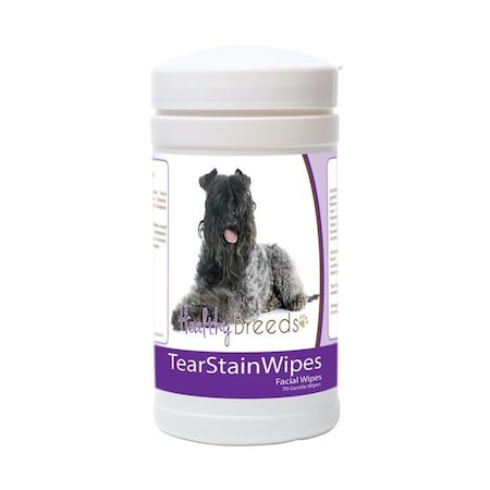 Healthy Breeds Healthy Breeds 840235171119 Kerry Blue Terrier Tear Stain Wipes - 70 Count 840235171119
